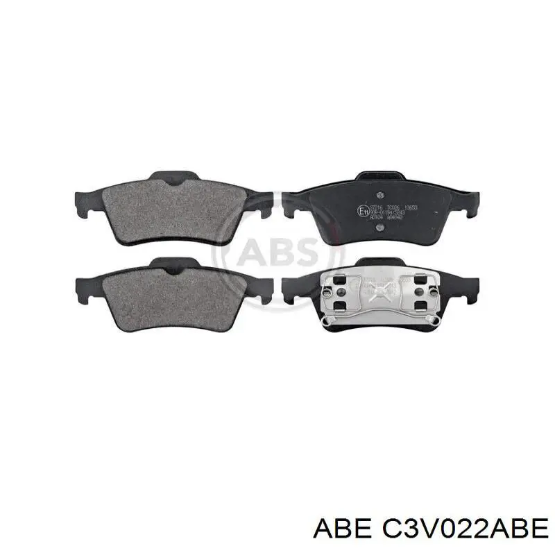 Диск гальмівний передній ABE C3V022ABE