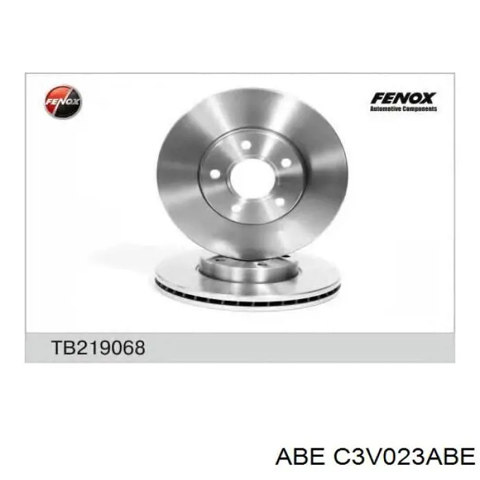 Диск гальмівний передній ABE C3V023ABE