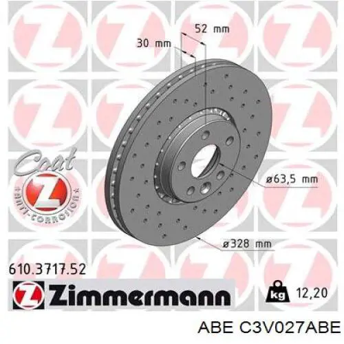 Купити C3V027ABE ABE Ротор гальмівний