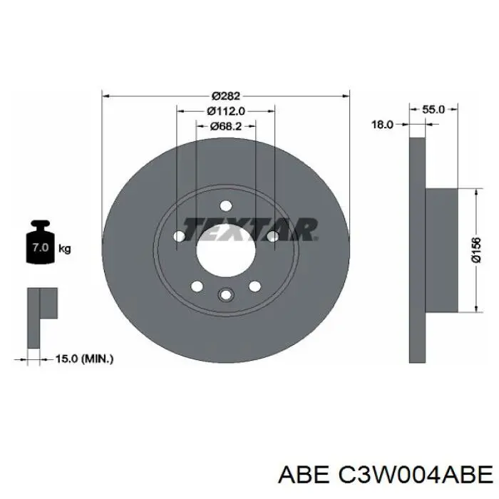 Купити C3W004ABE ABE Ротор гальмівний