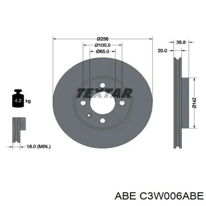 Купити C3W006ABE ABE Ротор гальмівний