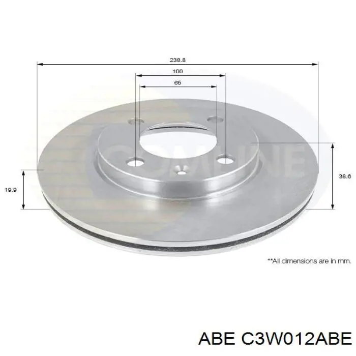 Купити C3W012ABE ABE Ротор гальмівний
