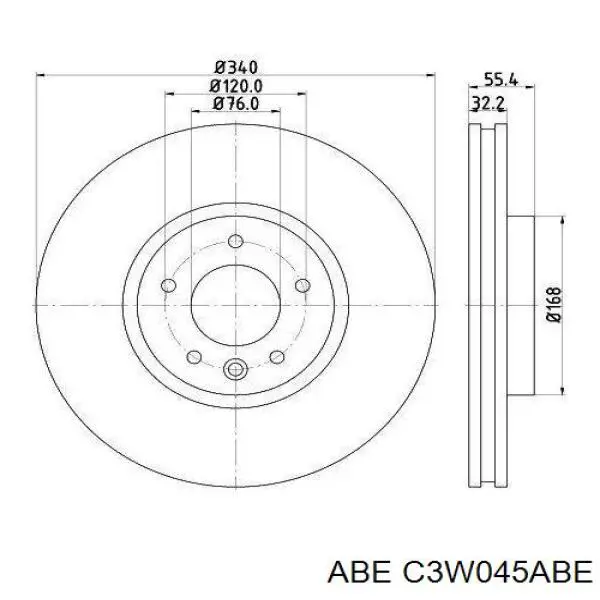 Купити DDF2182C Ferodo Ротор гальмівний