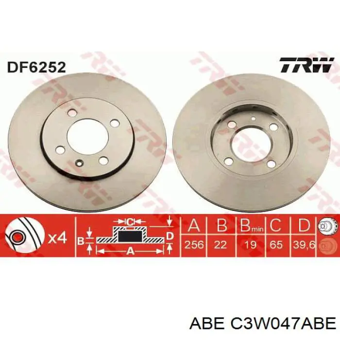 Купити C3W047ABE ABE Ротор гальмівний