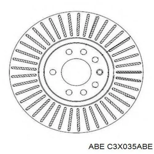 Гальмівні диски передні C3X035ABE ABE