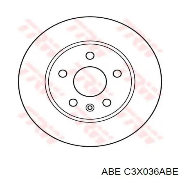 C3X036ABE ABE Гальмо дискове переднє