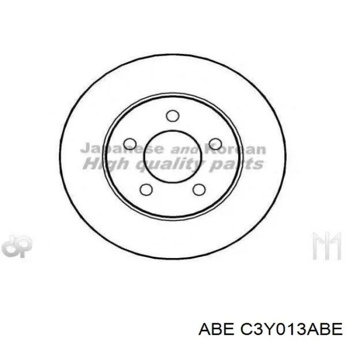 Диск гальмівний передній ABE C3Y013ABE