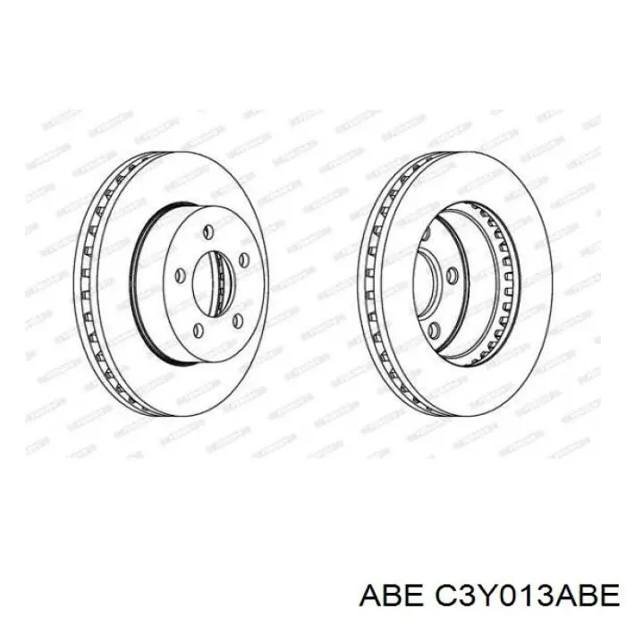 C3Y013ABE ABE Гальмо дискове переднє