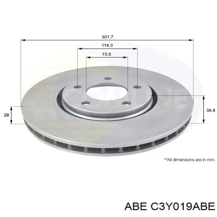 Купити C3Y019ABE ABE Ротор гальмівний