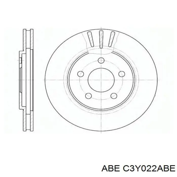 04879229AA Chrysler Гальмо дискове переднє