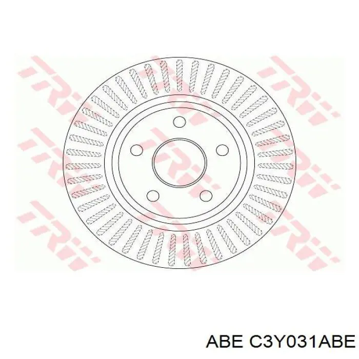 C3Y031ABE ABE Гальмо дискове переднє