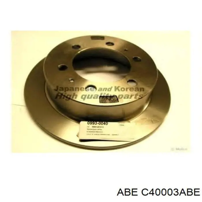 Диск гальмівний задній ABE C40003ABE