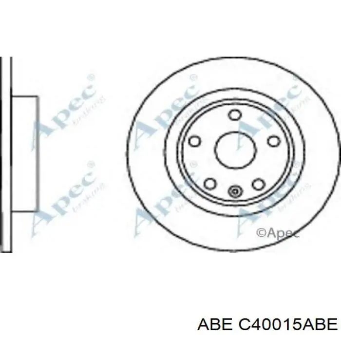 C40015ABE ABE Дискові гальма