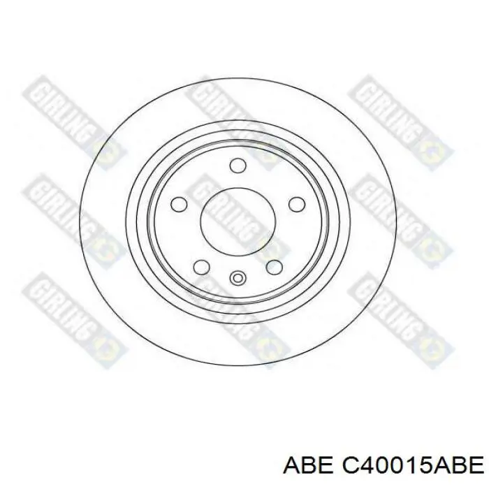 Задні дискові гальма ABE C40015ABE ціна, від 30.75 USD