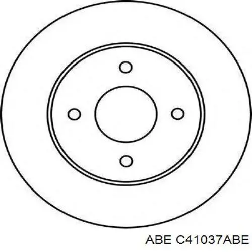 Задні дискові гальма ABE C41037ABE ціна, від 22.82 USD