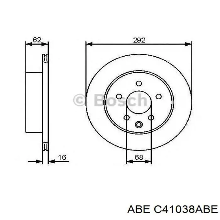 C41038ABE ABE Дискові гальма