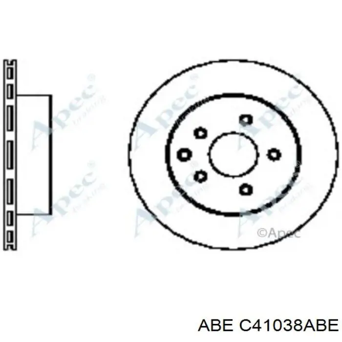 Купити C41038ABE ABE Диск заднього гальма
