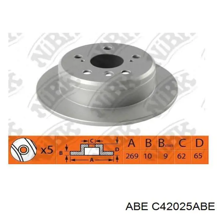 C42025ABE ABE Дискові гальма