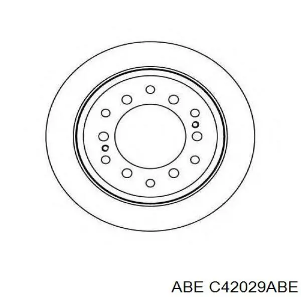 Задні дискові гальма ABE C42029ABE ціна, від 30.59 USD