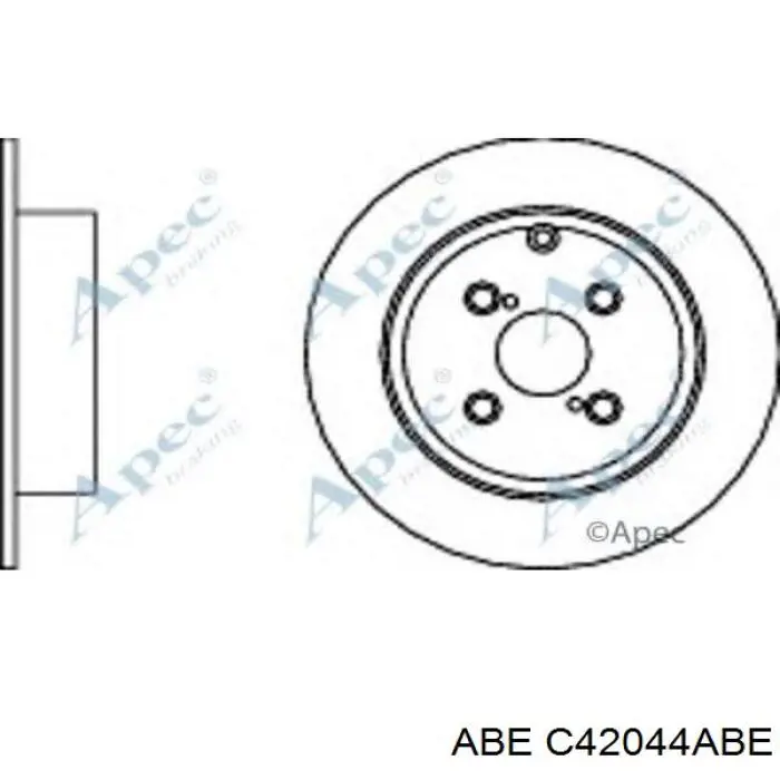 Диск гальмівний задній ABE C42044ABE