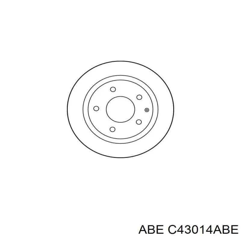 Задні дискові гальма ABE C43014ABE ціна, від 20.24 USD