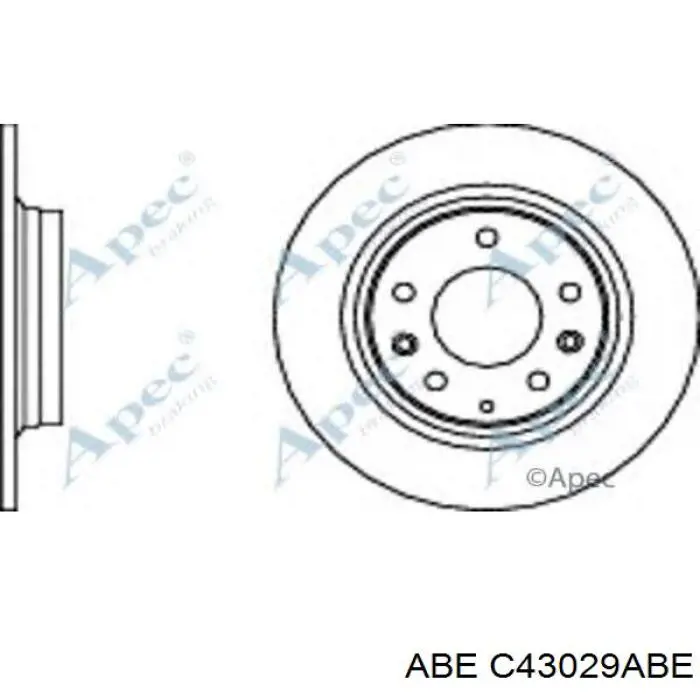 C43029ABE ABE Дискові гальма
