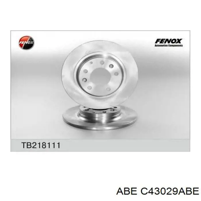 Гальмівні диски C43029ABE ABE