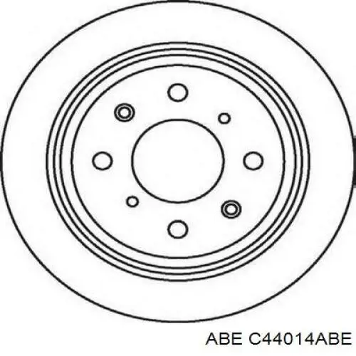 Купити C44014ABE ABE Диск заднього гальма