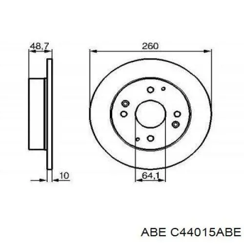 C44015ABE ABE Дискові гальма