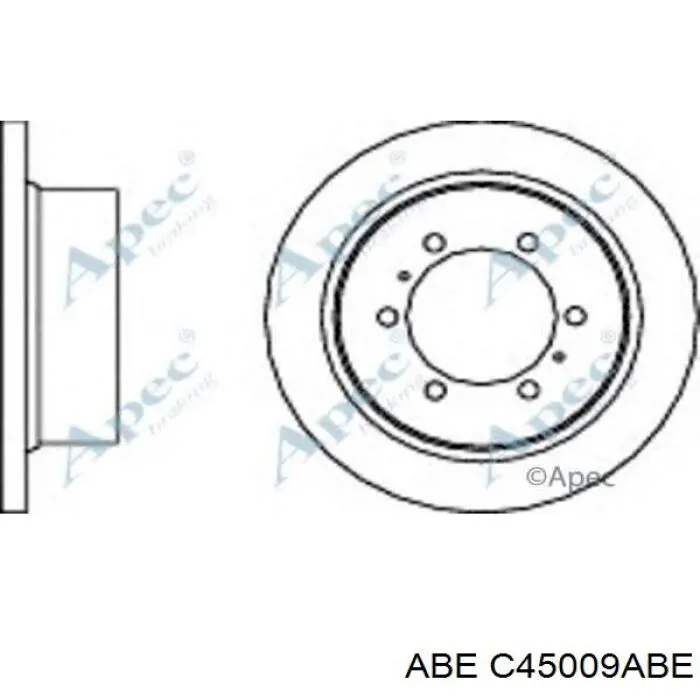Купити C45009ABE ABE Диск заднього гальма
