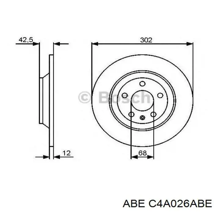 Гальмівні диски 986479458 Bosch