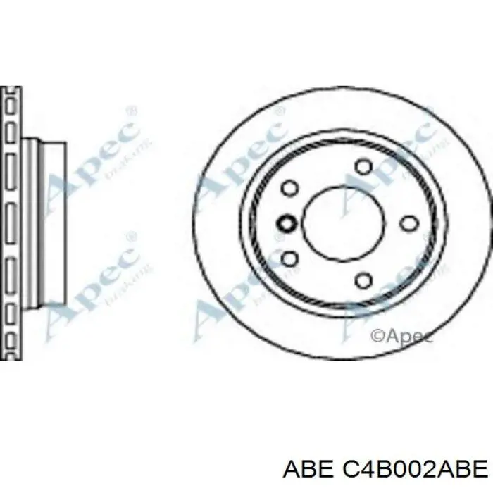 Диск гальмівний задній ABE C4B002ABE