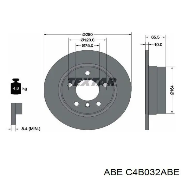 Гальмівні диски B2003P Samko