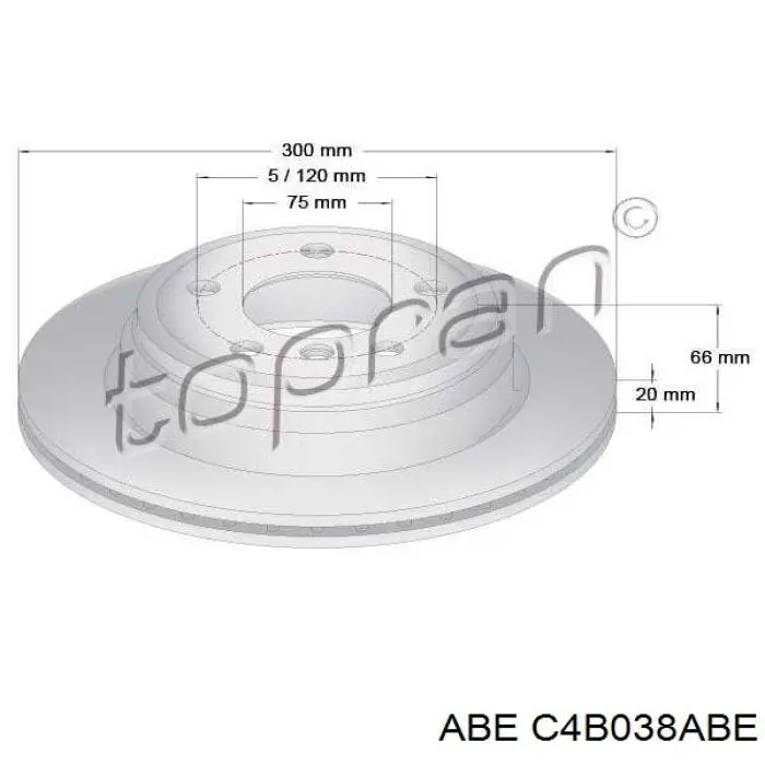 Гальмівні диски C4B038ABE ABE