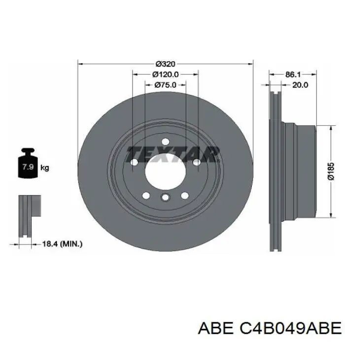 192260 Maxgear Дискові гальма