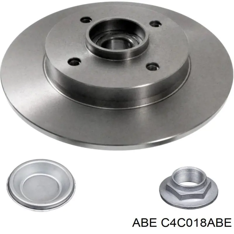 C4C018ABE ABE диск гальмівний задній