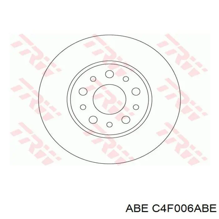 Диск гальмівний задній ABE C4F006ABE