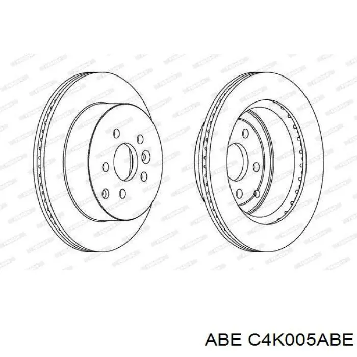 Гальмівні диски C4K005ABE ABE