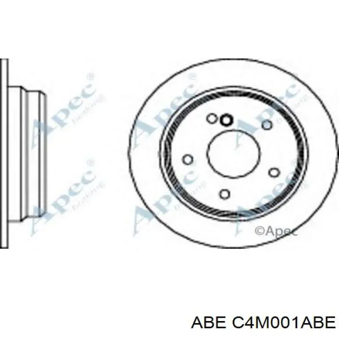 Диск гальмівний задній ABE C4M001ABE