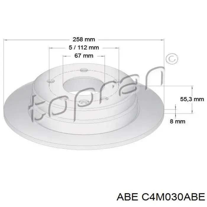 C4M030ABE ABE Дискові гальма