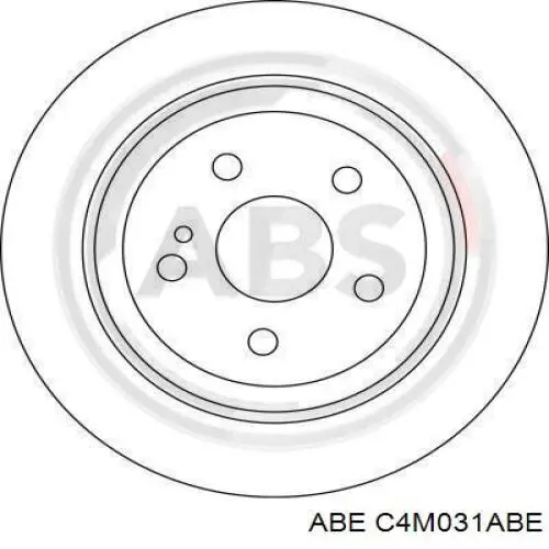Гальмівні диски C4M031ABE ABE