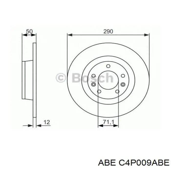 C4P009ABE ABE Дискові гальма