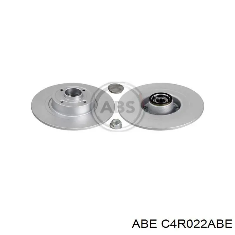Диск гальмівний задній ABE C4R022ABE