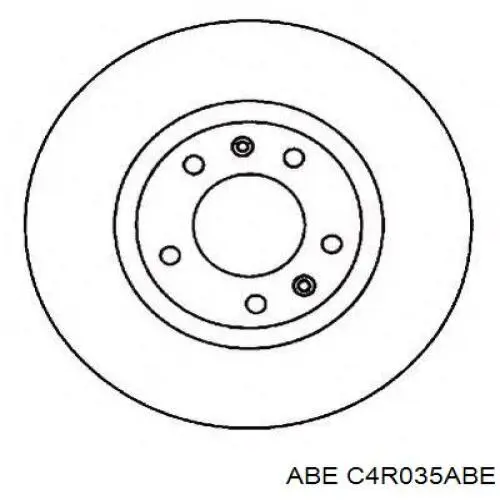 Гальмівні диски C4R035ABE ABE