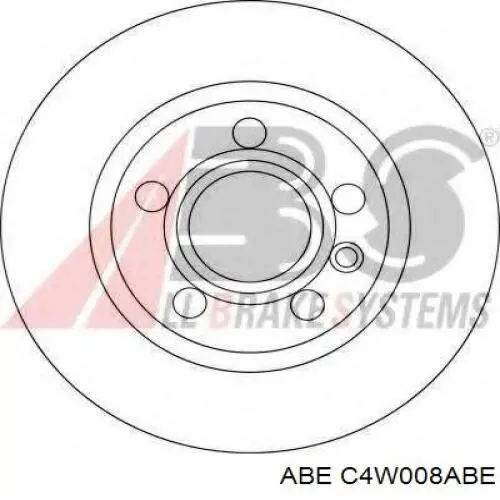 Гальмівні диски C4W008ABE ABE