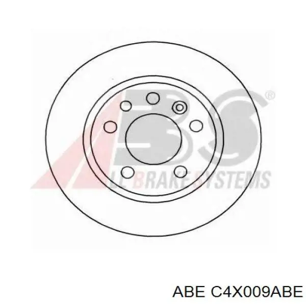 C4X009ABE ABE диск гальмівний задній