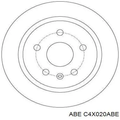 Гальмівні диски C4X020ABE ABE