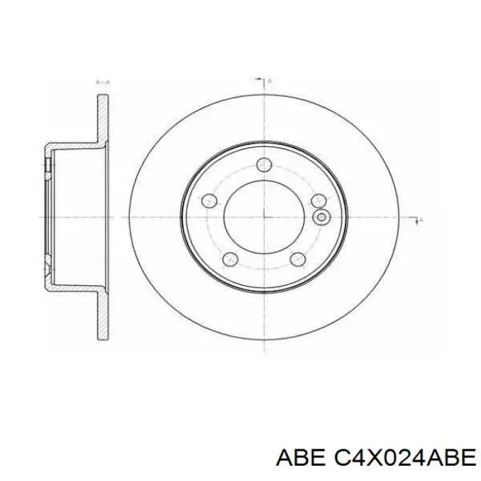 C4X024ABE ABE Дискові гальма