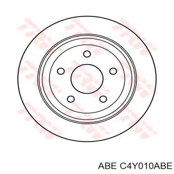 Купити C4Y010ABE ABE Диск заднього гальма