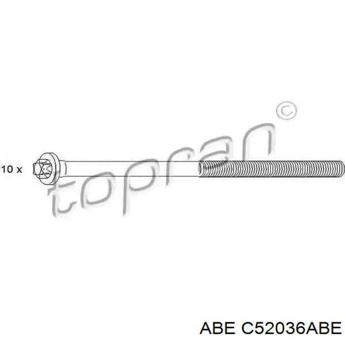 Циліндр гальмівний колісний/робочий, задній ABE C52036ABE